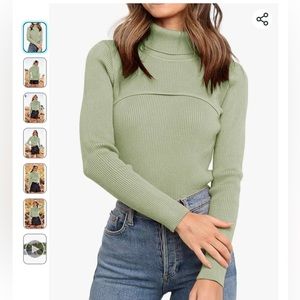 Green Turtleneck